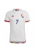 Fotbalové Dres Belgie Kevin De Bruyne #7 Venkovní Oblečení MS 2022 Krátký Rukáv